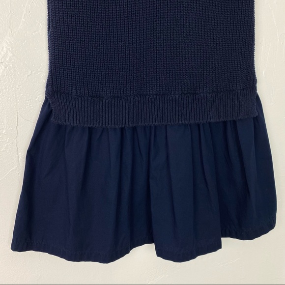 Janie & Jack Navy Blue Drop Waist Sweater dress - Picture 4 of 7